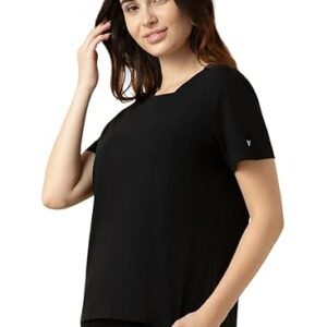 Van Heusen Women's Cotton Relaxed Fit T-Shirt