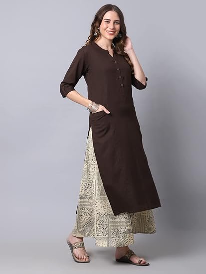 Pistaa's Women's Loose Fit Cotton Salwar Suit - Image 2