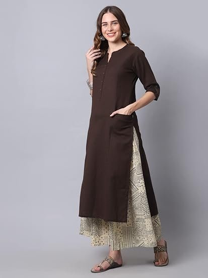 Pistaa's Women's Loose Fit Cotton Salwar Suit - Image 5