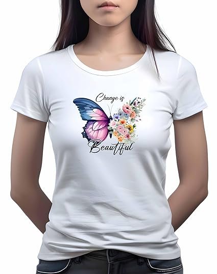 XENOVAURBAN Women's 100% Cotton Printed Regular fit Round Neck T-Shirt WMN-02
