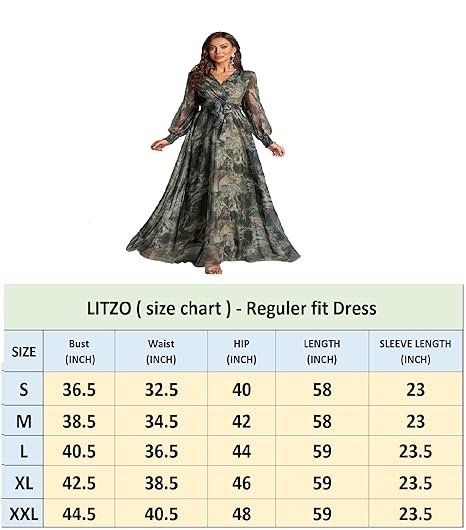 LITZO Western Dresses for Women (L-8 to 10) - Image 6