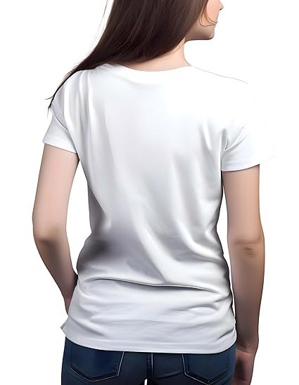 XENOVAURBAN Women's 100% Cotton Printed Regular fit Round Neck T-Shirt WMN-02 - Image 2