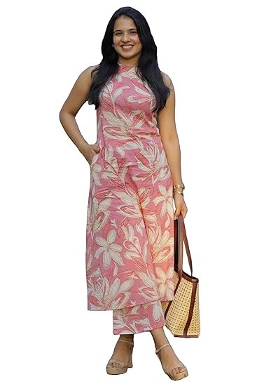 ANNI DESIGNER Women's Rayon Viscose Straight Printed Kurta with Pant - Image 2