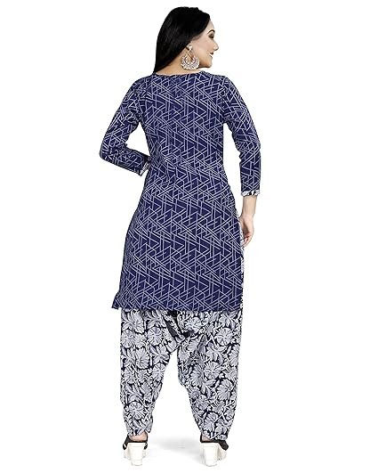Rajnandini Women Cotton Printed Readymade Salwar Suit (Ready To Wear) - Image 3