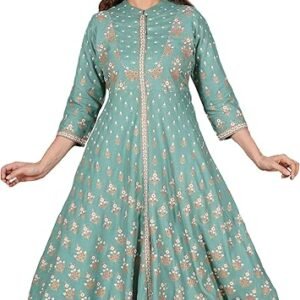 Yash Gallery Women's Rayon Relaxed Fit Anarkali Kurta