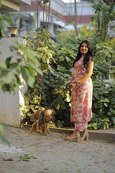 ANNI DESIGNER Women's Rayon Viscose Straight Printed Kurta with Pant - Image 4